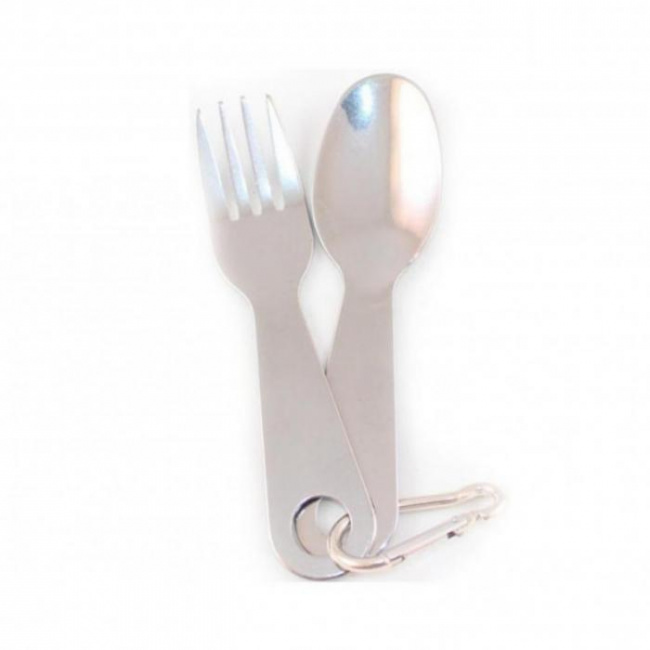 Набор Следопыт на карабине (ложка, вилка)