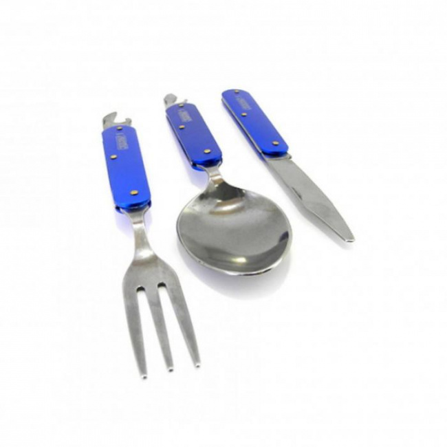 Набор столовых приборов Следопыт складной, в чехле 