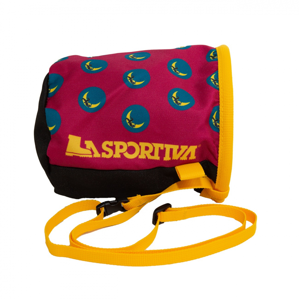 Мешочек для магнезии La Sportiva Climbing  On The Moon (fucsia/giallo (9172428))