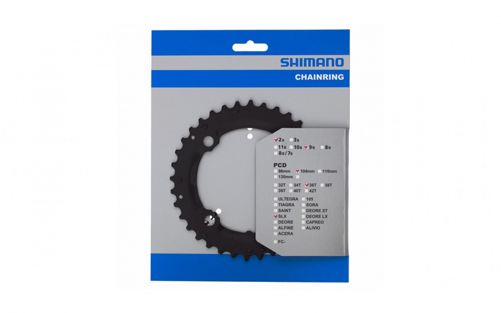 Звезда передняя Shimano SLX 36T FC-M665