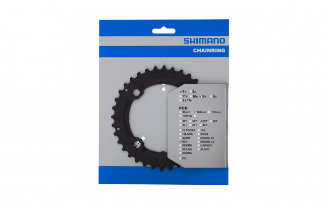 Звезда передняя Shimano SLX 36T FC-M665