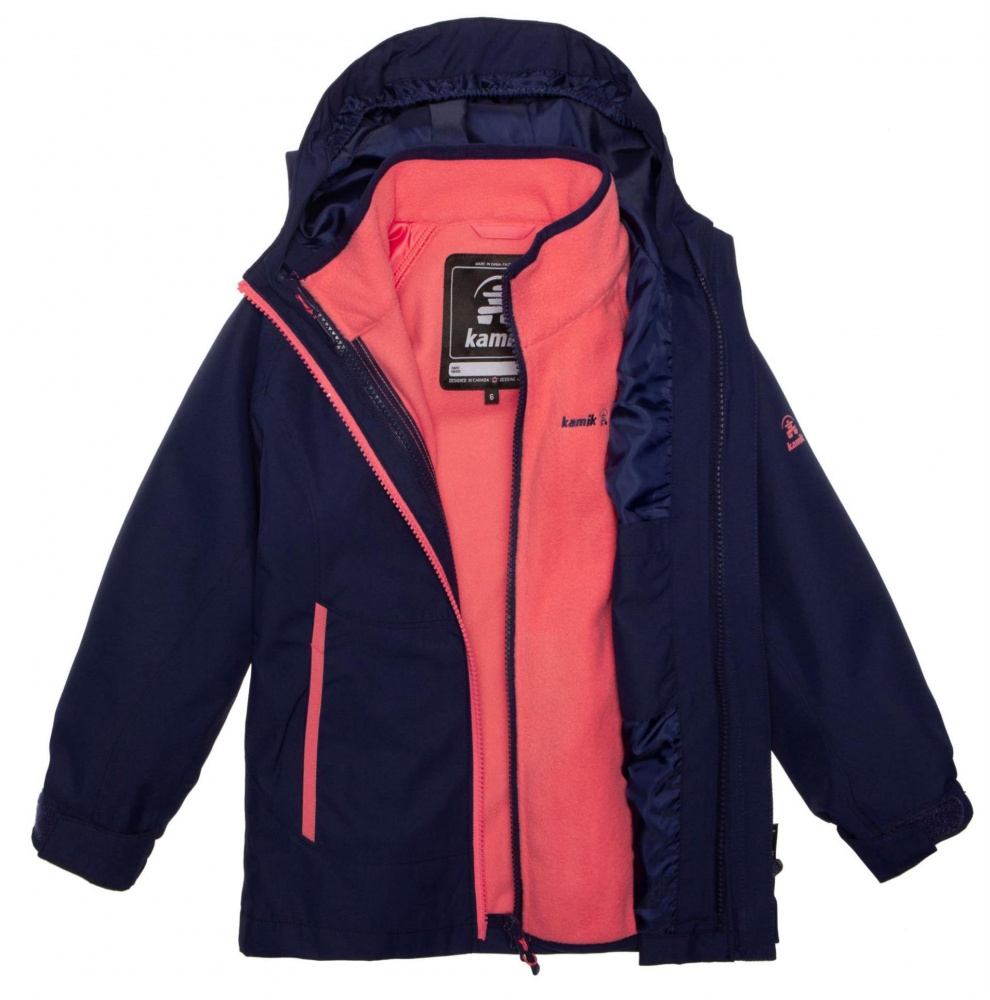 Куртка Kamik Tijari 3 в 1 дев. (10/140, синий (9156223))
