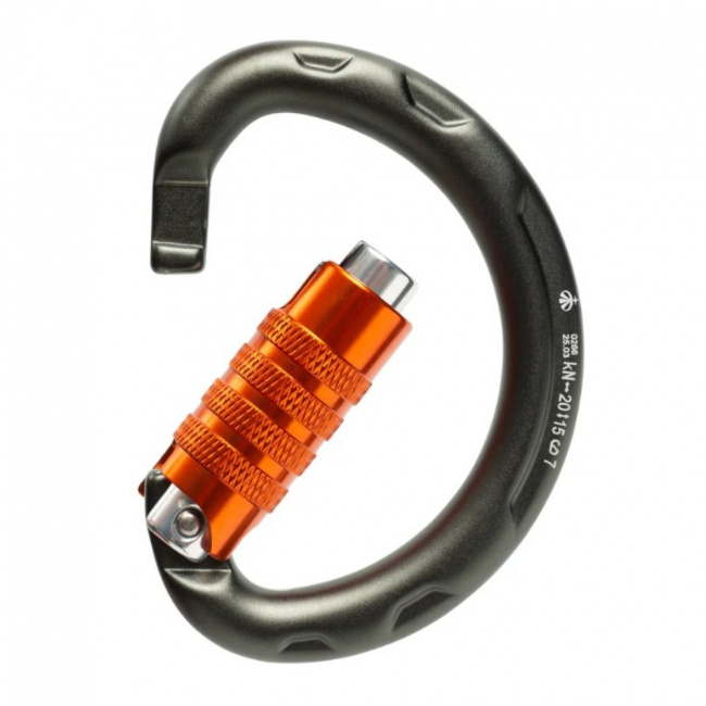 Карабин Вертикаль Gray полукруглый трехтактный Keylock