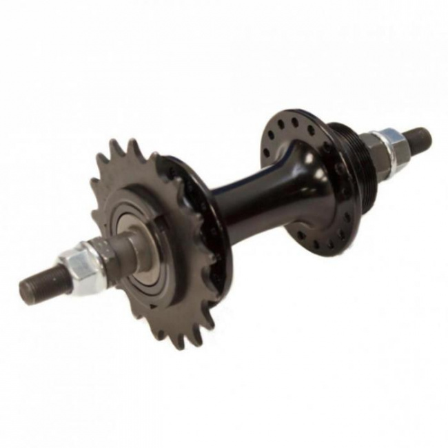 Втулка задняя трековая SF A-257 32 спицы, на гайках, 45 мм