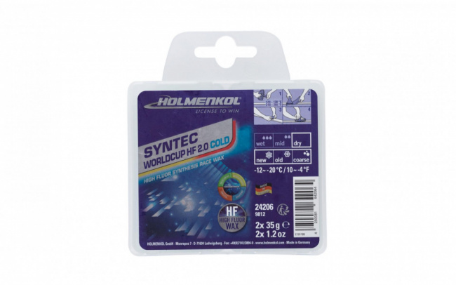 Мазь скольжения HOLMENKOL Syntec WorldCup HF 2.0 Cold (-12/-20) 2х35 г Мазь скольжения HOLMENKOL Syntec WorldCup HF 2.0 Cold (-12/-20) 2х35 г