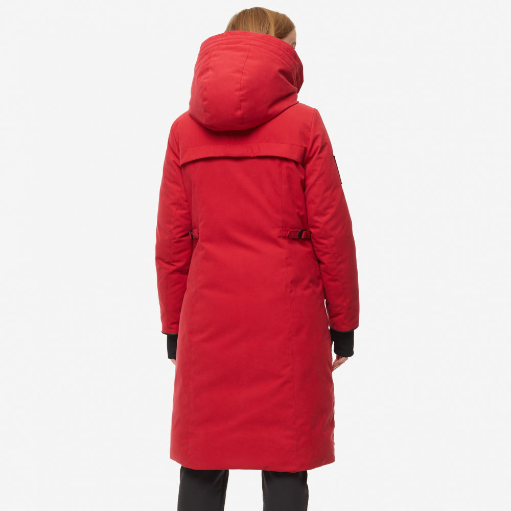 Пальто BASK Hatanga V4 (без меха) жен. (42, красный (9157088))