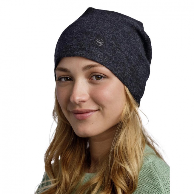 Шапка BUFF /25-26/ 129446 Merino Fleece Hat Black
