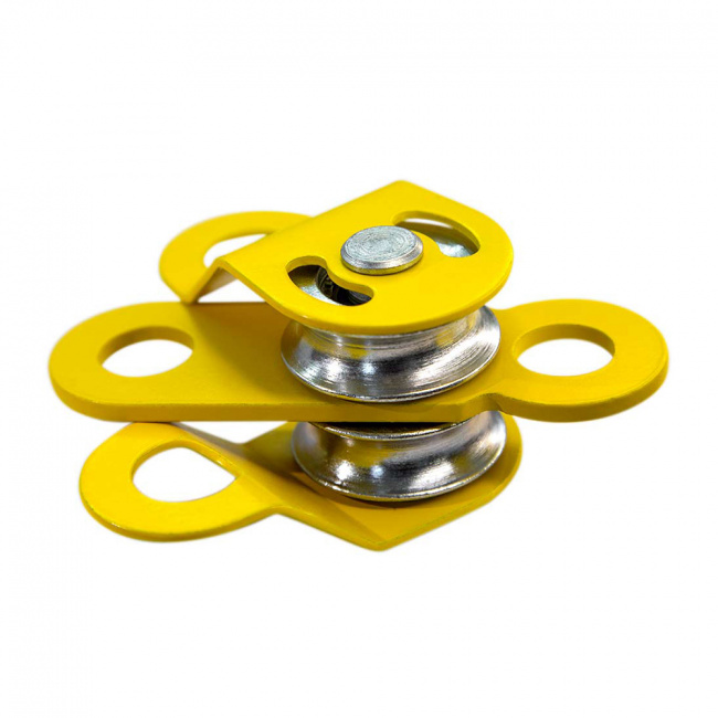 Блок-ролик Орион-альп двойной с подшипником сталь