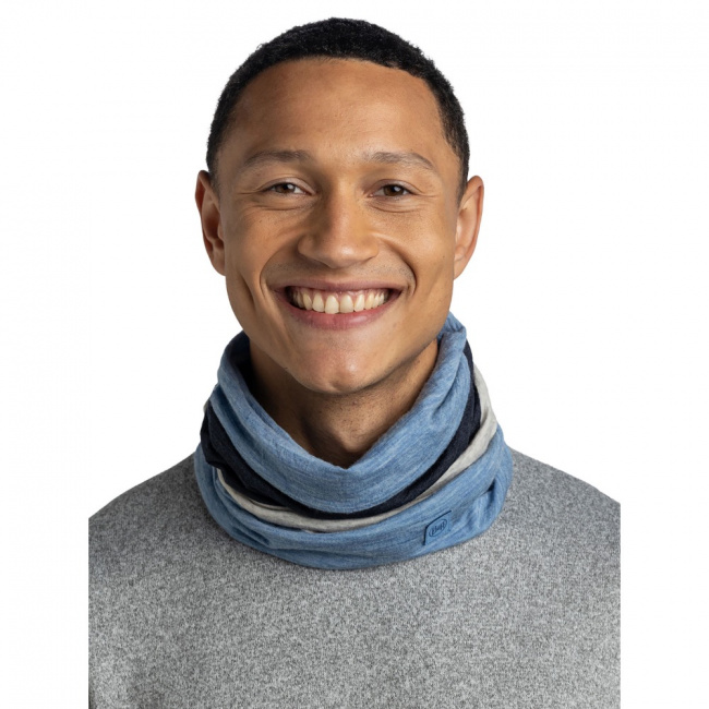 Бандана BUFF /25-26/ 132890 Merino Move Block Lake Blue