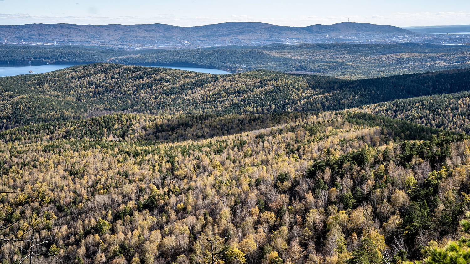 Хребет Заозерный в Челябинской области