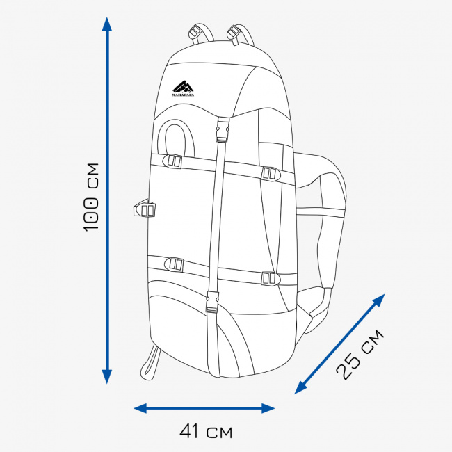 Рюкзак МАНАРАГА Макалу-100 V2 (хаки (9162677))
