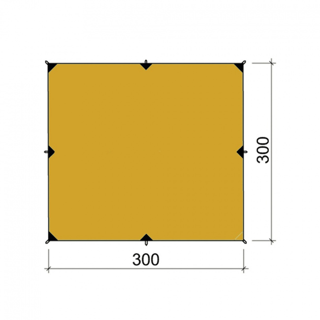Тент BASK CANOPY SILICONE 3*3 V3