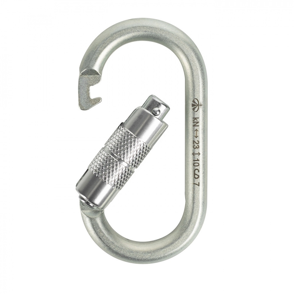 Карабин Вертикаль стальной овальный автомат 0224