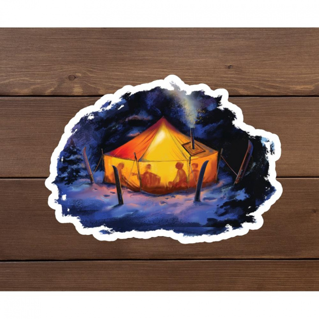 Наклейка ExJe Лыжный туризм