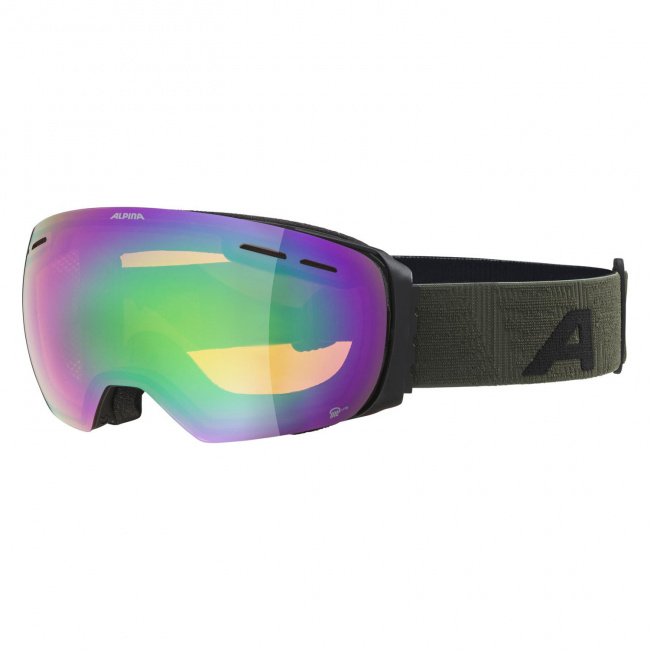 Маска Alpina Granby Q-lite (q-lite green sph S2, black olive matt (9182366))