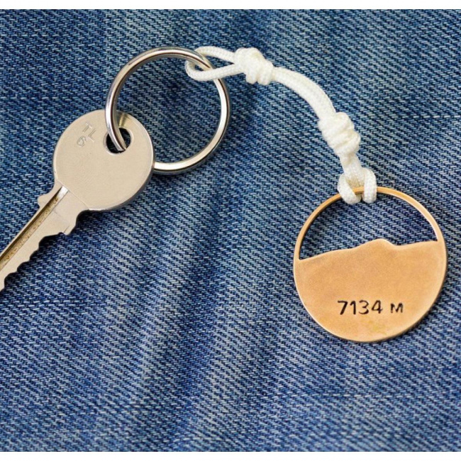 Брелок бронзовый ExJe Пик Ленина