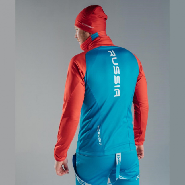Куртка разминочная Nordski Premium  (54-2XL, blue/red (9158920))