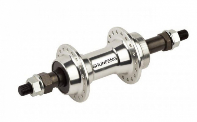 Втулка задняя МТБ SF A201R, 36 спиц, на гайках