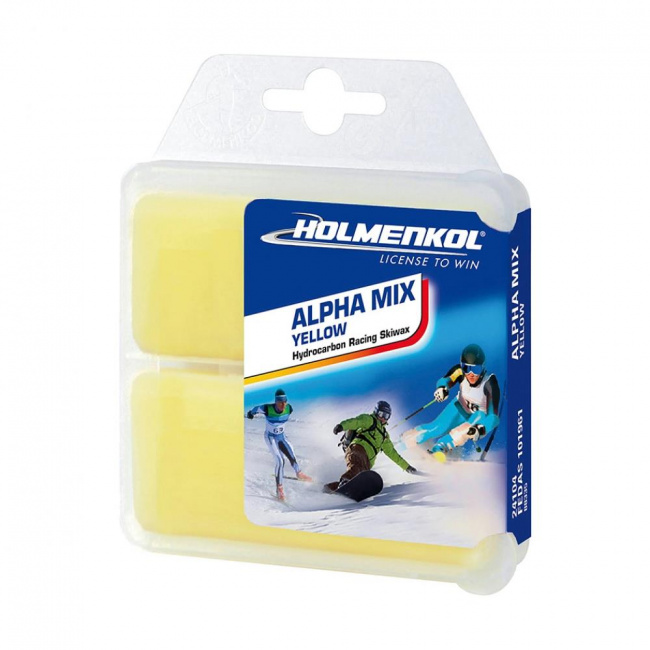 Парафин HOLMENKOL теплый Alphamix Yellow 150 г Парафин HOLMENKOL теплый Alphamix Yellow 150 г