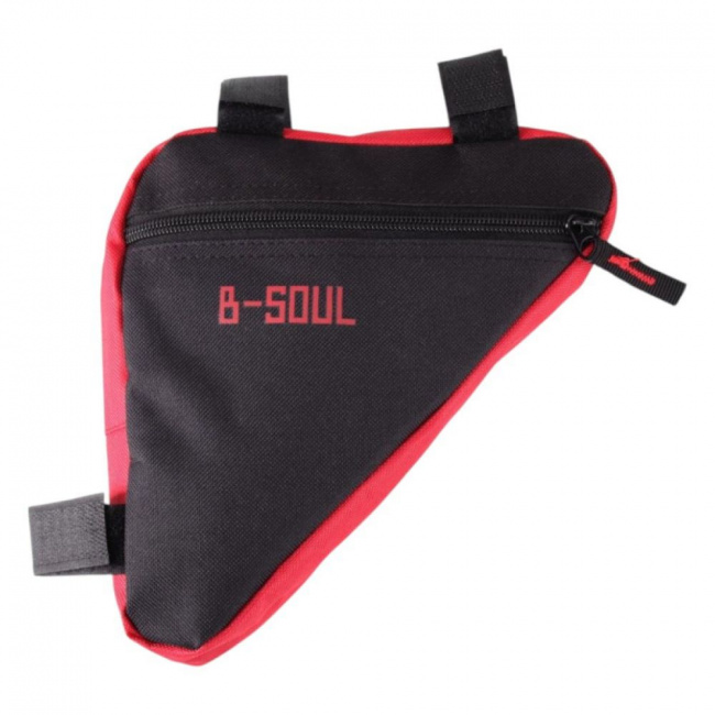 Сумка подрамная Bicycle soul 20х18,5х4 см (черно-красный (9186373))