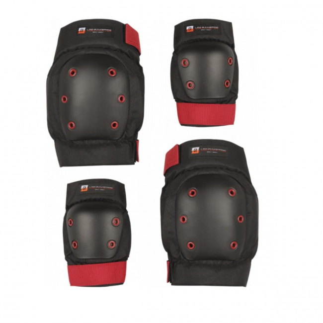 Защита  Los Raketos LRK-008 (локти+колени) (XL, черно-красный (9165796))