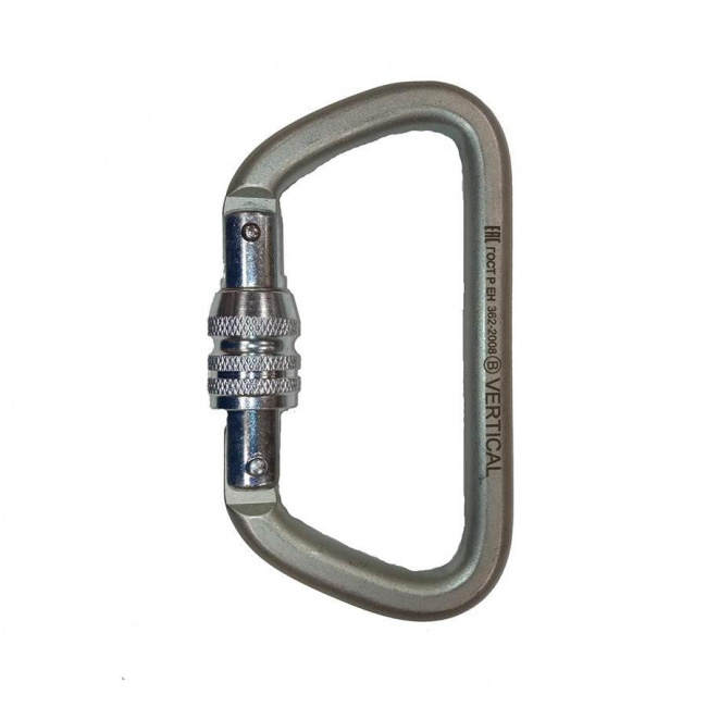 Карабин Вертикаль стальной трапеция 0207