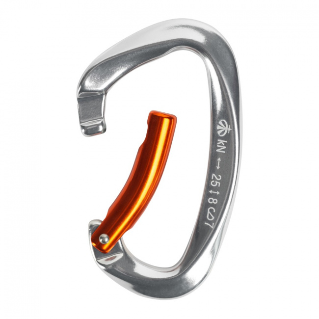 Карабин Вертикаль скалолазный с гнутой защелкой keylock 0210