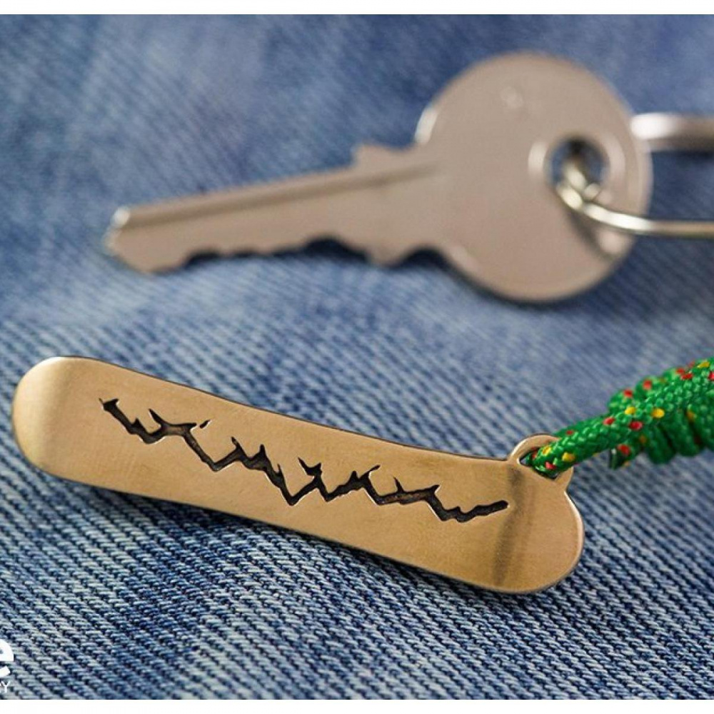 Брелок бронзовый ExJe Сноуборд