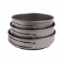 Набор посуды GORAA 3-Piece Titanium Pot and Pan Cook Set