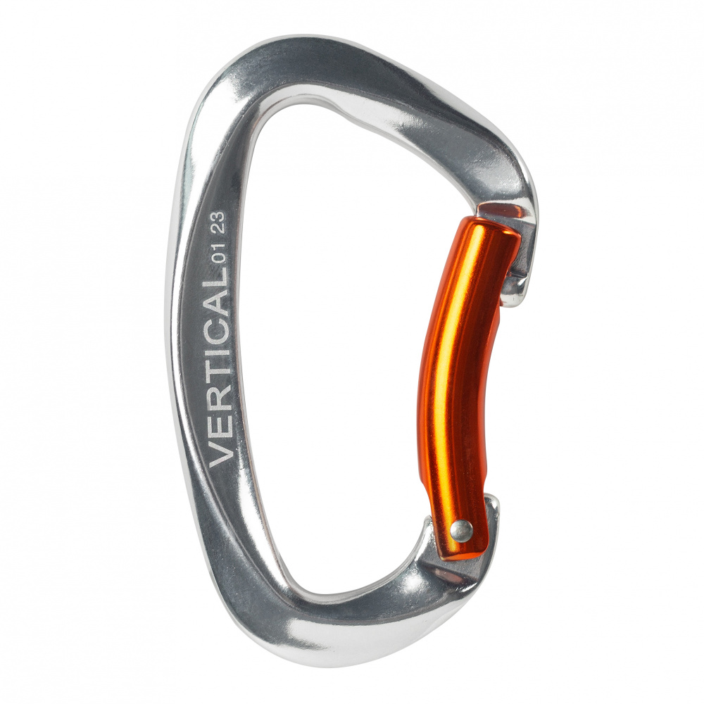 Карабин Вертикаль скалолазный с гнутой защелкой keylock