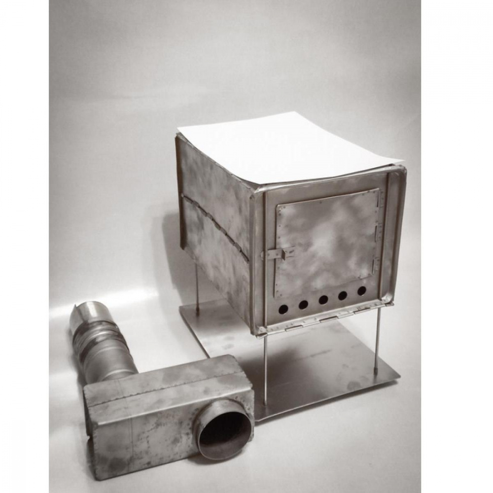 Печка туристическая нерж. мини А4