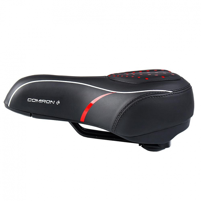 Седло Comiron Berlin C014 (270x195 мм, черный/красный (9156679))