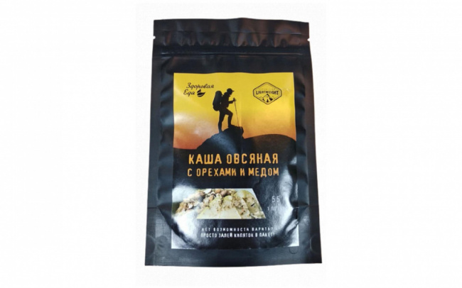 Каша овсяная с орехами и медом, Здоровая Еда(55 гр.)