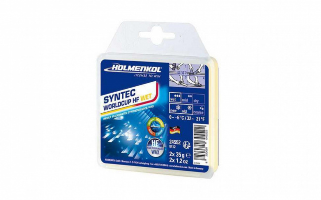 Мазь скольжения HOLMENKOL Syntec WorldCup HF 2.0 Wet (0/-6) 2х35 г Мазь скольжения HOLMENKOL Syntec WorldCup HF 2.0 Wet (0/-6) 2х35 г
