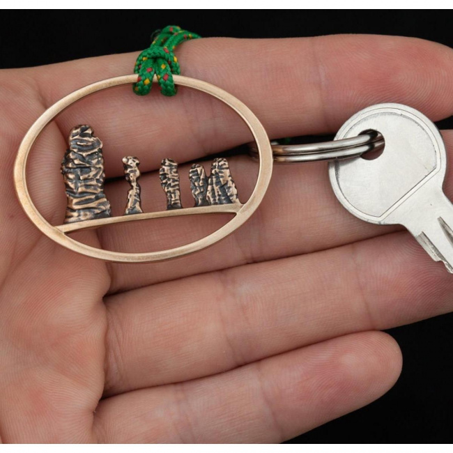 Брелок бронзовый ExJe Маньпупунер