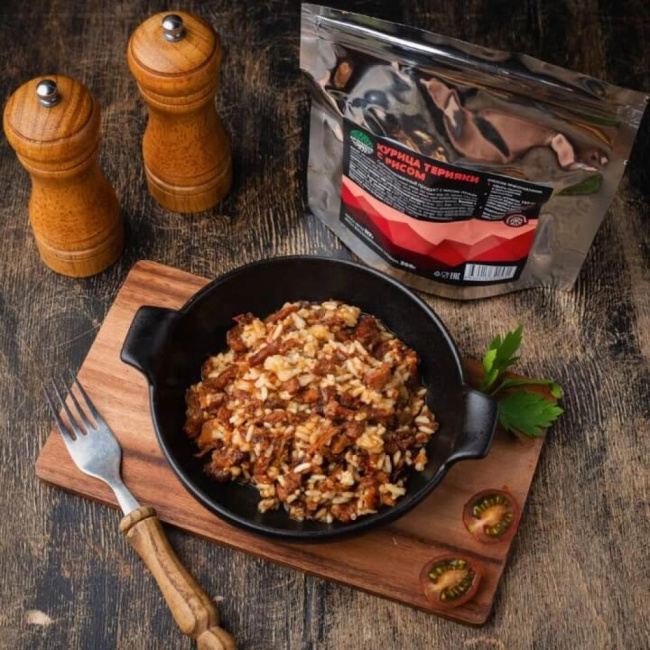 Курица терияки с рисом сублимированные, Кронидов, 95 г.