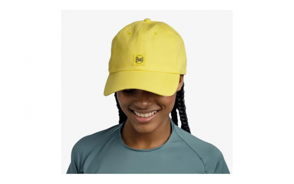 Кепка BUFF /23/ 131299 Baseball Cap Low Crown Zire Yellow