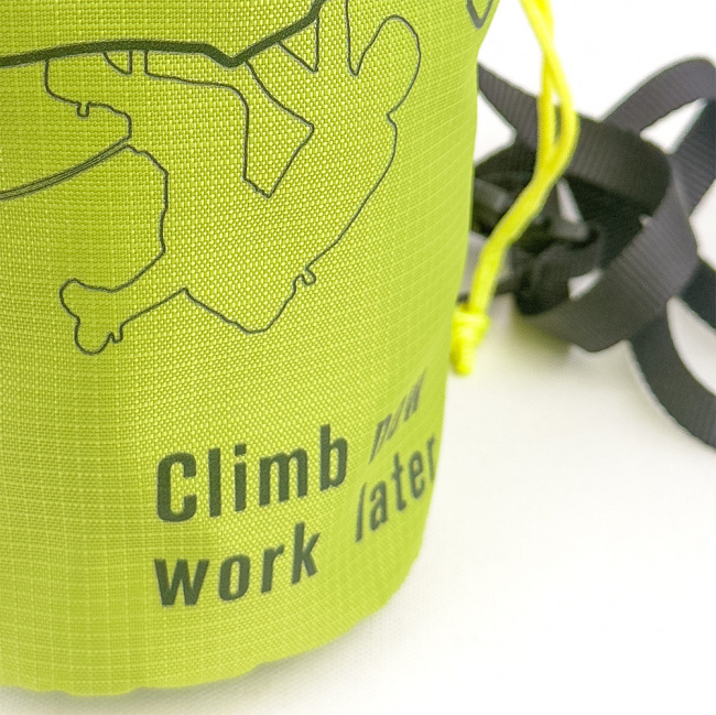 Мешочек для магнезии МАНАРАГА М V3 Climb now work later (салатовый (9186002))