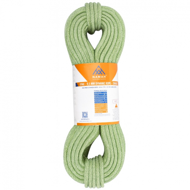 Веревка Namah Lynx 9.5 мм 60 м (9.5, светло-зеленый (9182859))