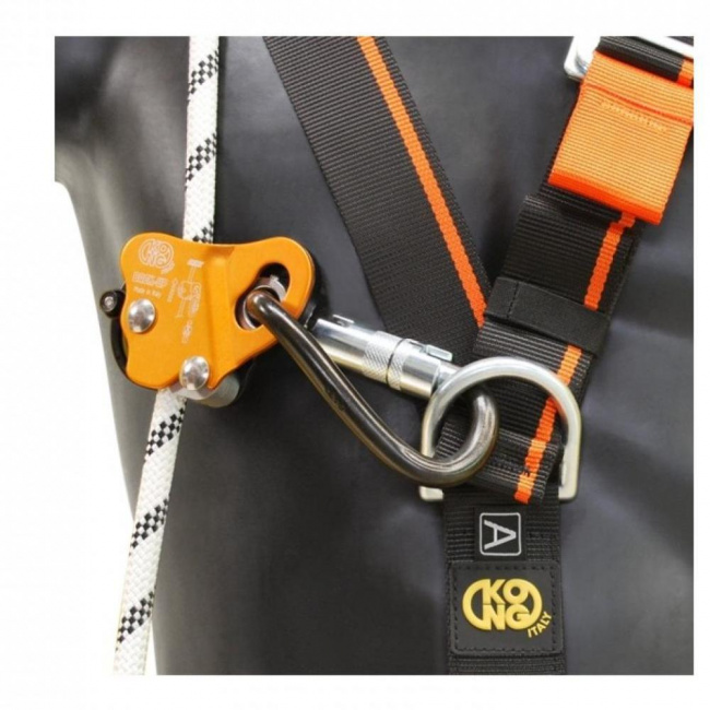 Карабин KONG Ovalone DNA Twist Lock стальной спиралевидный с автомат. муфтой автоблок