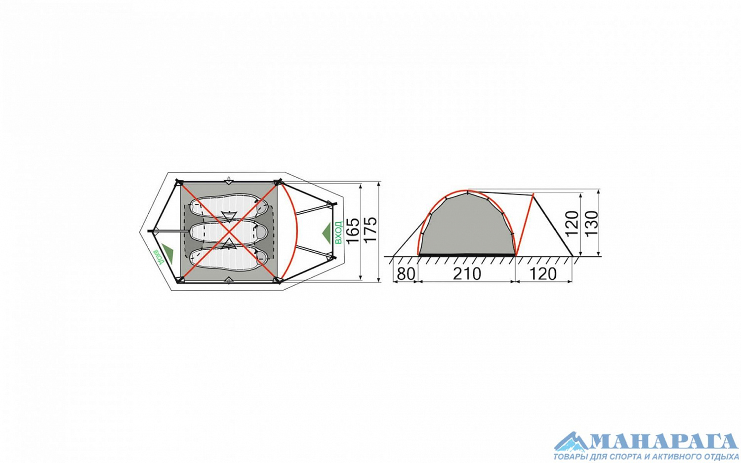Видеообзор на палатку для туризма и альпинизма RockLand Glacier 3