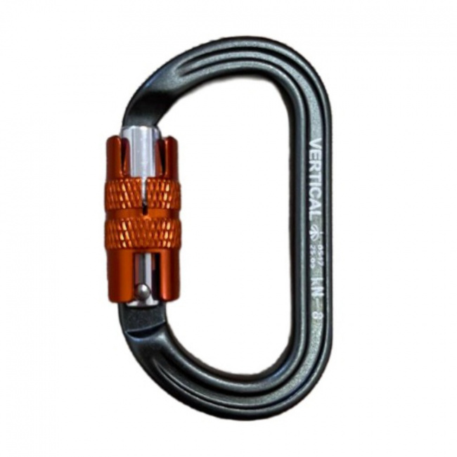 Карабин вспомогательный Вертикаль Microlock овал автомат