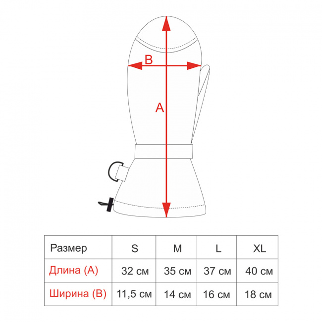 Варежки МАНАРАГА верхонки