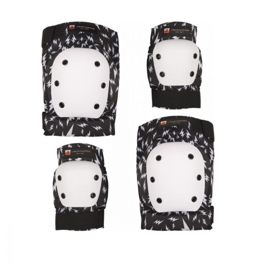 Защита  Los Raketos LRK-008 (локти+колени) (S , черно-белый (9165789))
