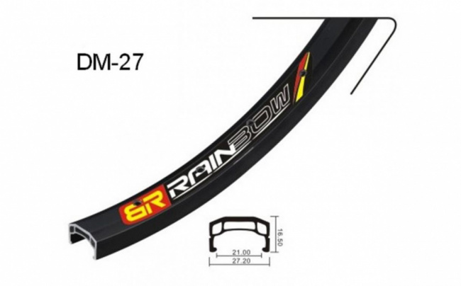 Обод мод. DM-27 26 двойной 32h пистонир.