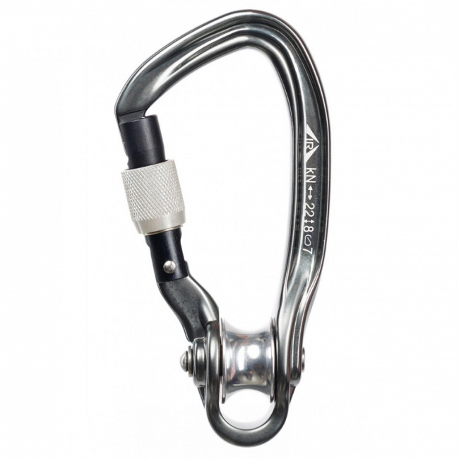 Карабин Вертикаль с роликом Пингвин 0250