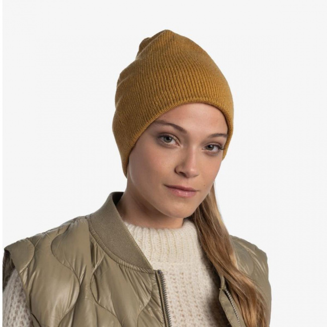 Шапка BUFF /23-24/ 129618 Knitted Hat Jarn Ocher
