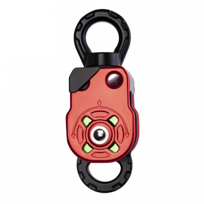 Блок-ролик Венто двойной Twist 2 с вертлюгом с подшипником дюраль