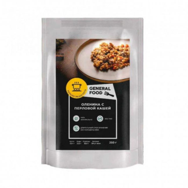 Оленина с перловой кашей, Мое питание, 250 г
