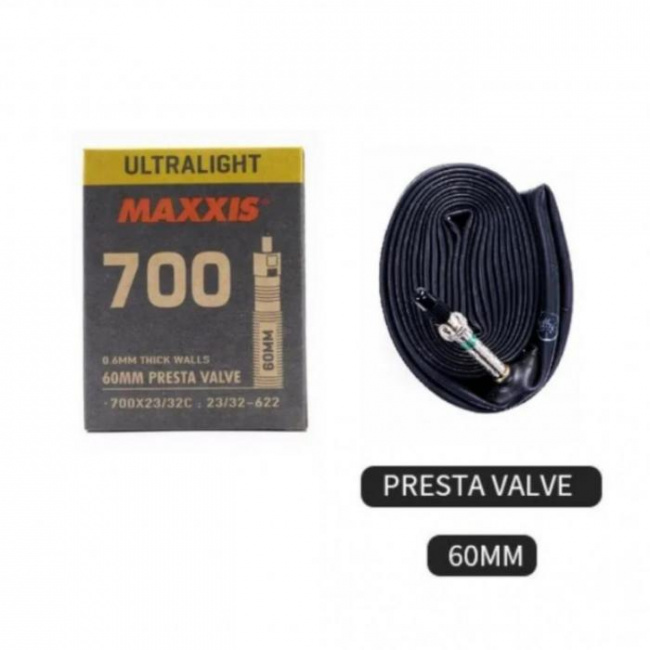 Камера Maxxis 700х23/32 Ultralight Presta 60 мм.
